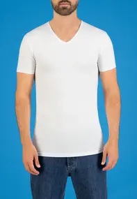 Bodyfit t-shirt v-neck