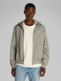 Calvin Klein - Heren jas - Beige - CK Jeans Men - NYLON HOODED WINDBREAKER