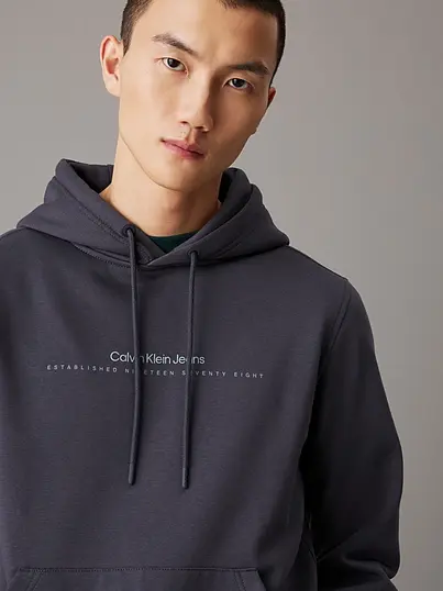 Calvin Klein - Hoodie - Antraciet - J30J327076