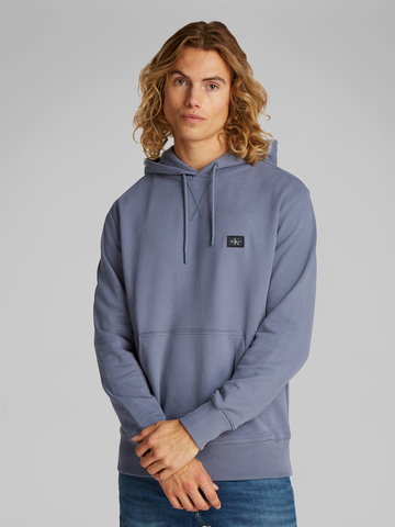 Calvin Klein - Hoodie - Donkerblauw - Woven Label Hoodie - J30J327113