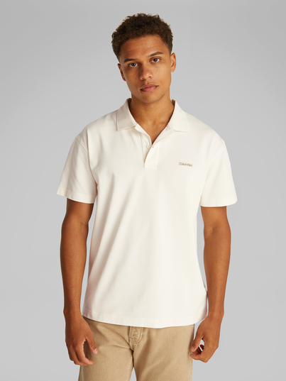 Calvin Klein - Polo - Kiezelgrijs - Calvin Klein Label Polo - J30J327534