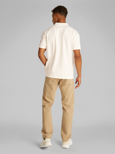 Calvin Klein - Polo - Kiezelgrijs - Calvin Klein Label Polo - J30J327534