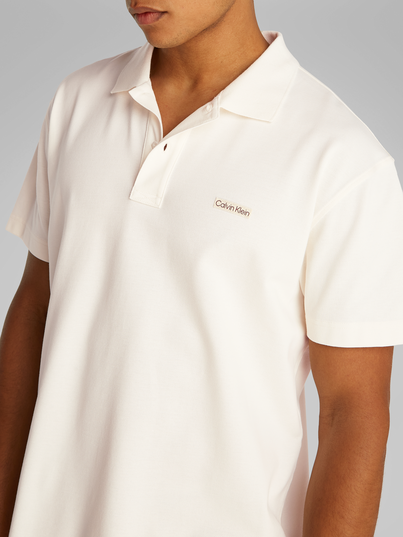 Calvin Klein - Polo - Kiezelgrijs - Calvin Klein Label Polo - J30J327534