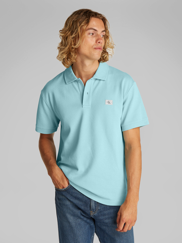 Calvin Klein - Polo - Mintgroen - Woven Label Polo - J30J327040