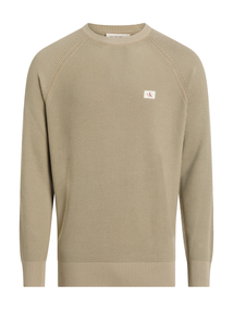 Calvin Klein - Sweater lange mouw - Beige - Gmd Sweater - J30J327281