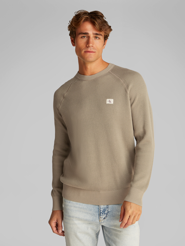 Calvin Klein - Sweater lange mouw - Beige - Gmd Sweater - J30J327281