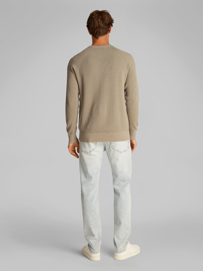 Calvin Klein - Sweater lange mouw - Beige - Gmd Sweater - J30J327281