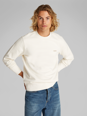 Calvin Klein - Sweater lange mouw - Kiezelgrijs - Calvin Klein Label Crew Neck - J30J327530