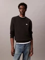 Calvin Klein - Sweater lange mouw - Zwart - Lv04Rc273G - Ls 350Terry Eu Whsl Badge Crewne