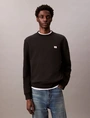 Calvin Klein - Sweater lange mouw - Zwart - Lv04Rc273G - Ls 350Terry Eu Whsl Badge Crewne
