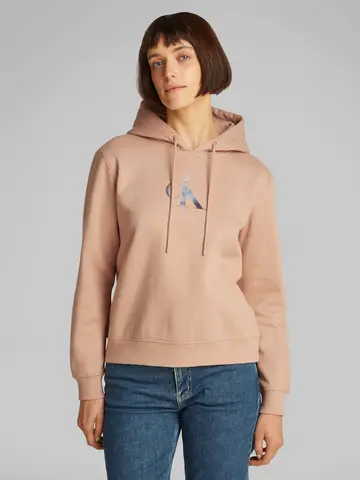 Calvin Klein - Sweater met capuchon - Oranje - J20J224721