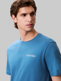 Calvin Klein - T-shirt korte mouw - Blauw - Lv04Rc846G - SS 30s EU WORD STRETCH GRAPHIC T