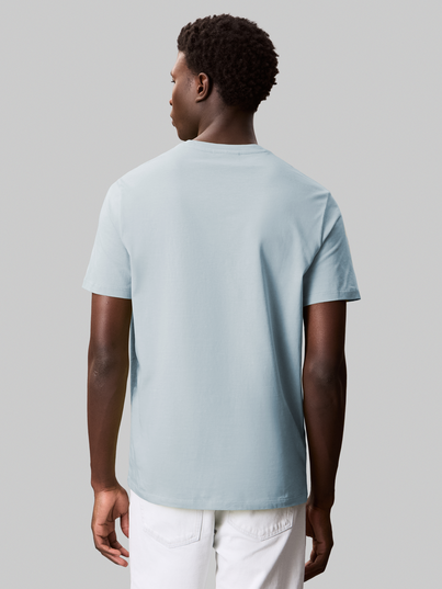 Calvin Klein - T-shirt korte mouw - Blauw - Ss Smooth Cttn Solid Crewnk Tee - Lv040Hm265