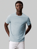 Calvin Klein - T-shirt korte mouw - Blauw - Ss Smooth Cttn Solid Crewnk Tee - Lv040Hm265