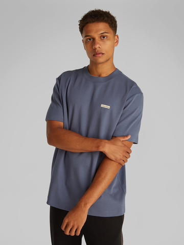 Calvin Klein - T-shirt korte mouw - Donkerblauw - Calvin Klein Label Tee - J30J327234