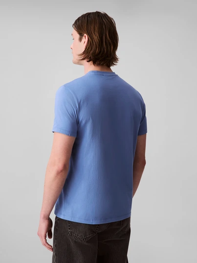 Calvin Klein - T-shirt korte mouw - Donkerblauw - Ss Badge 30S Jersey Classic Tee - Lv04Rc272G