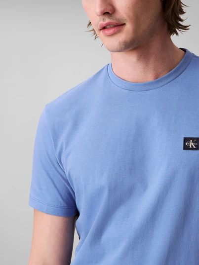 Calvin Klein - T-shirt korte mouw - Donkerblauw - Ss Badge 30S Jersey Classic Tee - Lv04Rc272G
