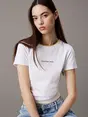 Calvin Klein - T-shirt korte mouw - Ecru - J20J225252