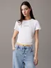 Calvin Klein - T-shirt korte mouw - Ecru - J20J225252