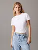 Calvin Klein - T-shirt korte mouw - Ecru - J20J225524