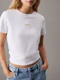 Calvin Klein - T-shirt korte mouw - Ecru - J20J225524