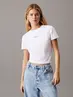 Calvin Klein - T-shirt korte mouw - Ecru - J20J225524