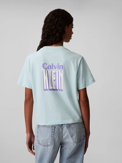 Calvin Klein - T-shirt korte mouw - Groen - Lv047C823G - Ss Boxy Fit Tee
