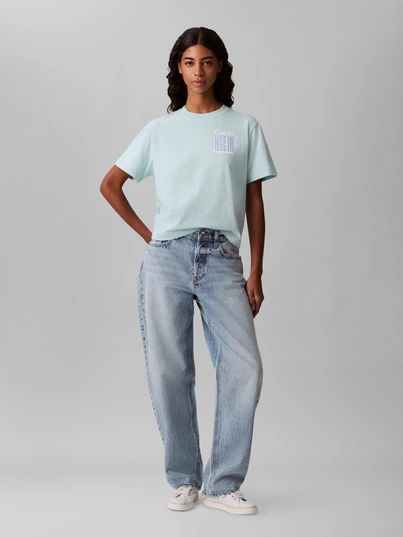 Calvin Klein - T-shirt korte mouw - Groen - Lv047C823G - Ss Boxy Fit Tee