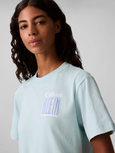 Calvin Klein - T-shirt korte mouw - Groen - Lv047C823G - Ss Boxy Fit Tee