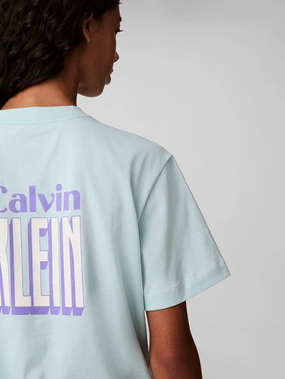 Calvin Klein - T-shirt korte mouw - Groen - Lv047C823G - Ss Boxy Fit Tee