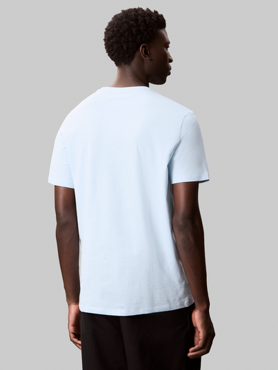 Calvin Klein - T-shirt korte mouw - Lichtblauw - Ss Smooth Cttn Solid Crewnk Tee - Lv040Hm265