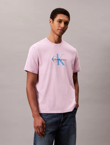 Calvin Klein - T-shirt korte mouw - Lila - Lv04Rb862G - SS Hero Monologo Tee 20s