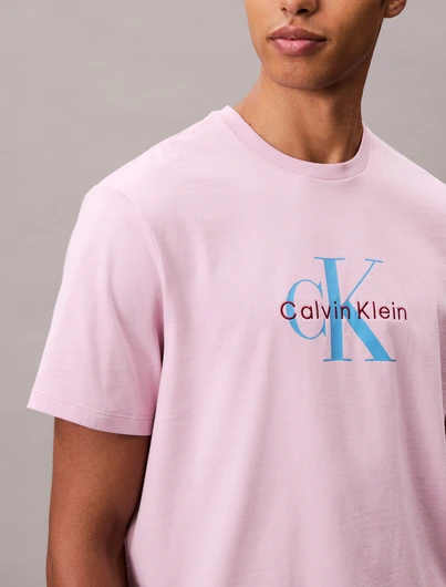 Calvin Klein - T-shirt korte mouw - Lila - Lv04Rb862G - SS Hero Monologo Tee 20s