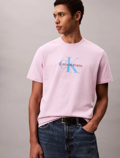 Calvin Klein - T-shirt korte mouw - Lila - Lv04Rb862G - SS Hero Monologo Tee 20s