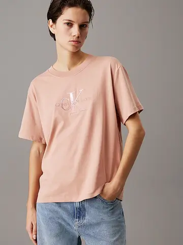 Calvin Klein - T-shirt korte mouw - Oranje - J20J224798