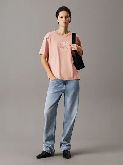 Calvin Klein - T-shirt korte mouw - Oranje - J20J224798