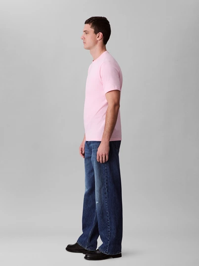 Calvin Klein - T-shirt korte mouw - Roze - Ss Smooth Cttn Solid Crewnk Tee - Lv040Hm265
