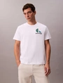 Calvin Klein - T-shirt korte mouw - Wit - Lv04Rc827G - Ss 20S Ck Bauhaus Logo Graphic T