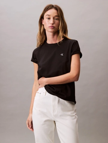 Calvin Klein - T-shirt korte mouw - Zwart - Lv047B224G - Archive Jersey Crew Tee EU