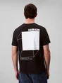 Calvin Klein - T-shirt korte mouw - Zwart - Lv04Rc805G - SS 20s CALVIN LINE 3DBOX GRAPHIC