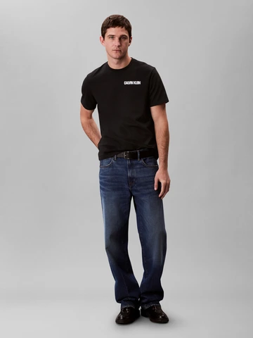 Calvin Klein - T-shirt korte mouw - Zwart - Lv04Rc805G - SS 20s CALVIN LINE 3DBOX GRAPHIC
