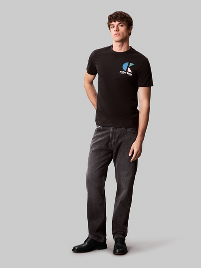 Calvin Klein - T-shirt korte mouw - Zwart - Lv04Rc843G - SS 30s EU CK BH LOGO GRAPHIC TEE