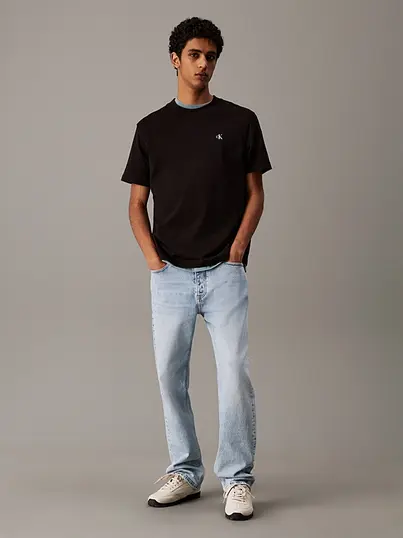 Calvin Klein - T-shirt korte mouw - Zwart - Painted Calvin Klein Jeans Tee - J30J327523
