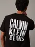 Calvin Klein - T-shirt korte mouw - Zwart - Painted Calvin Klein Jeans Tee - J30J327523