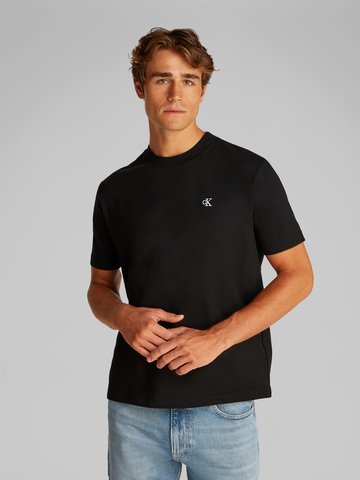 Calvin Klein - T-shirt korte mouw - Zwart - Serif Font Graphic Tee - J30J327473