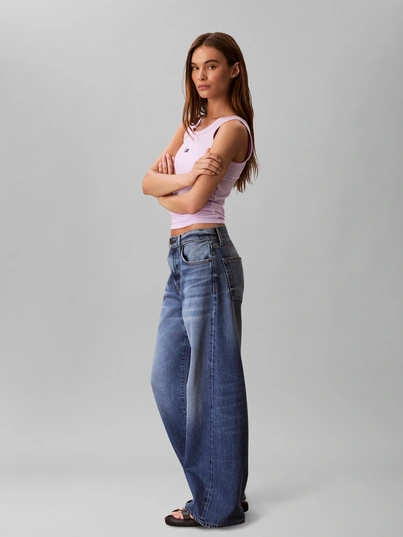 Calvin Klein - Tanktop - Paars - Modal Rib Tank - Lv044C900G