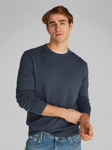 Calvin Klein - Trui met ronde hals - Donkerblauw - SMOOTH COTTON Crew - Lvo40Lm300