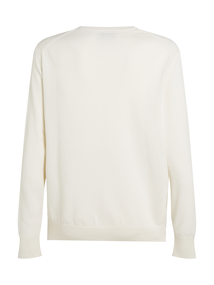 Calvin Klein - Trui met ronde hals - Kiezelgrijs - SMOOTH COTTON Crew - Lvo40Lm300