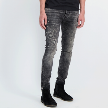 Cars - Slim Fit Jeans - Zwarte denim - Aron 7282841