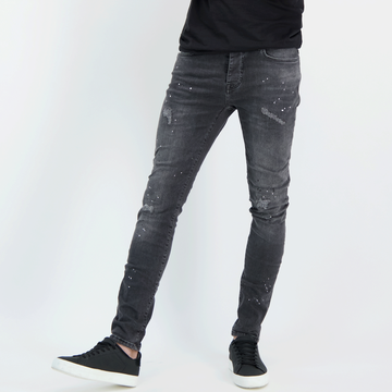 Cars - Slim Fit Jeans - Zwarte denim - Cavin Super Skn - 7953841
